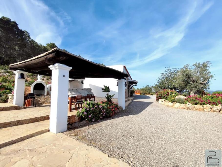 Casa Can Lluc Con Piscina, Jardin Y Vista Al Campo Sant Miquel de Balansat Exterior foto